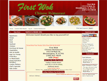 Tablet Screenshot of firstwokchinesefood.com